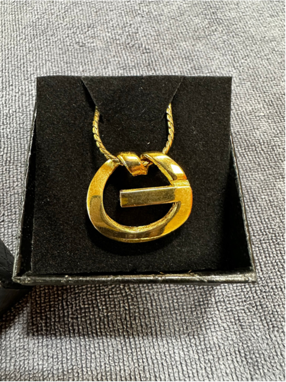 Givenchy G Twist Gold Tone Necklace